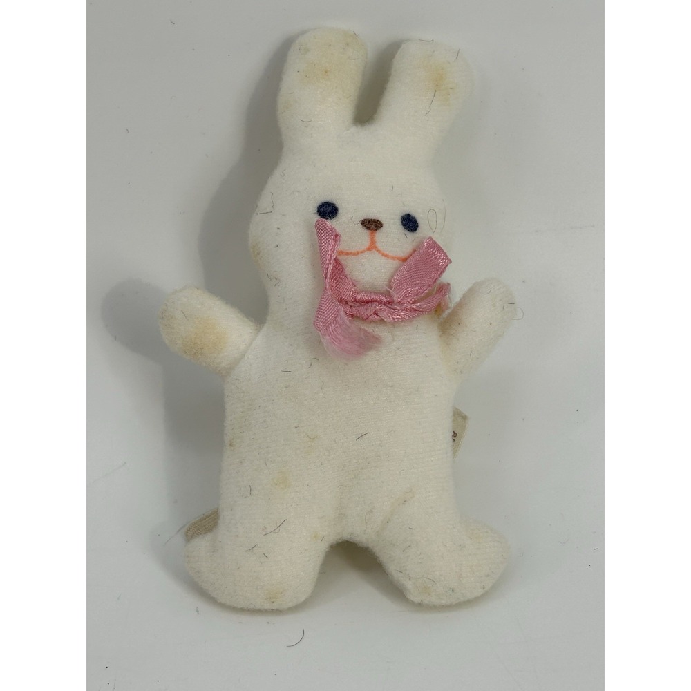 Vintage Fisher Price 1978, White Bunny Rabbit 207